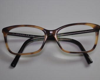 Prada Eyeglasses VPR 17P MA4-1O1 Havana Brown Cat Eye Frame  display picture 1