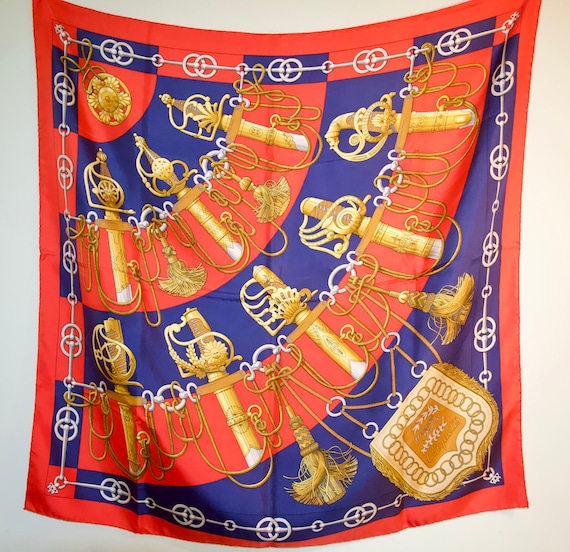 Hermes Cliquetis Silk Scarf