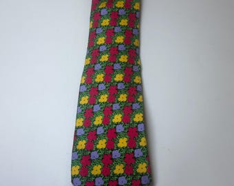 Warhol Silk Floral Tie