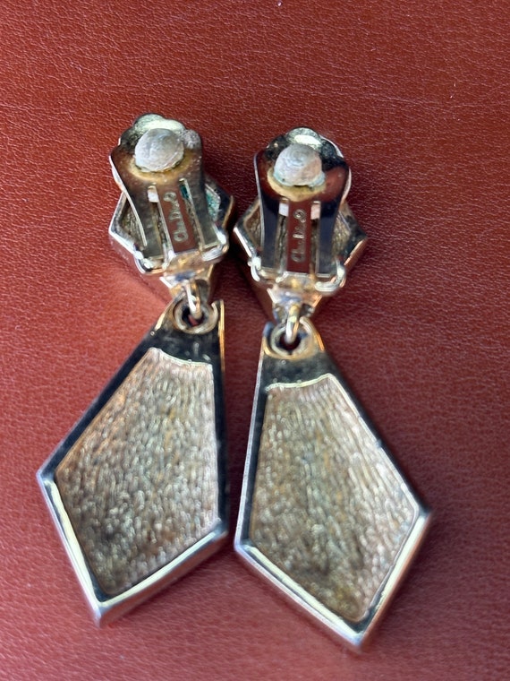 Christian Dior Clip On Earrings - image 9