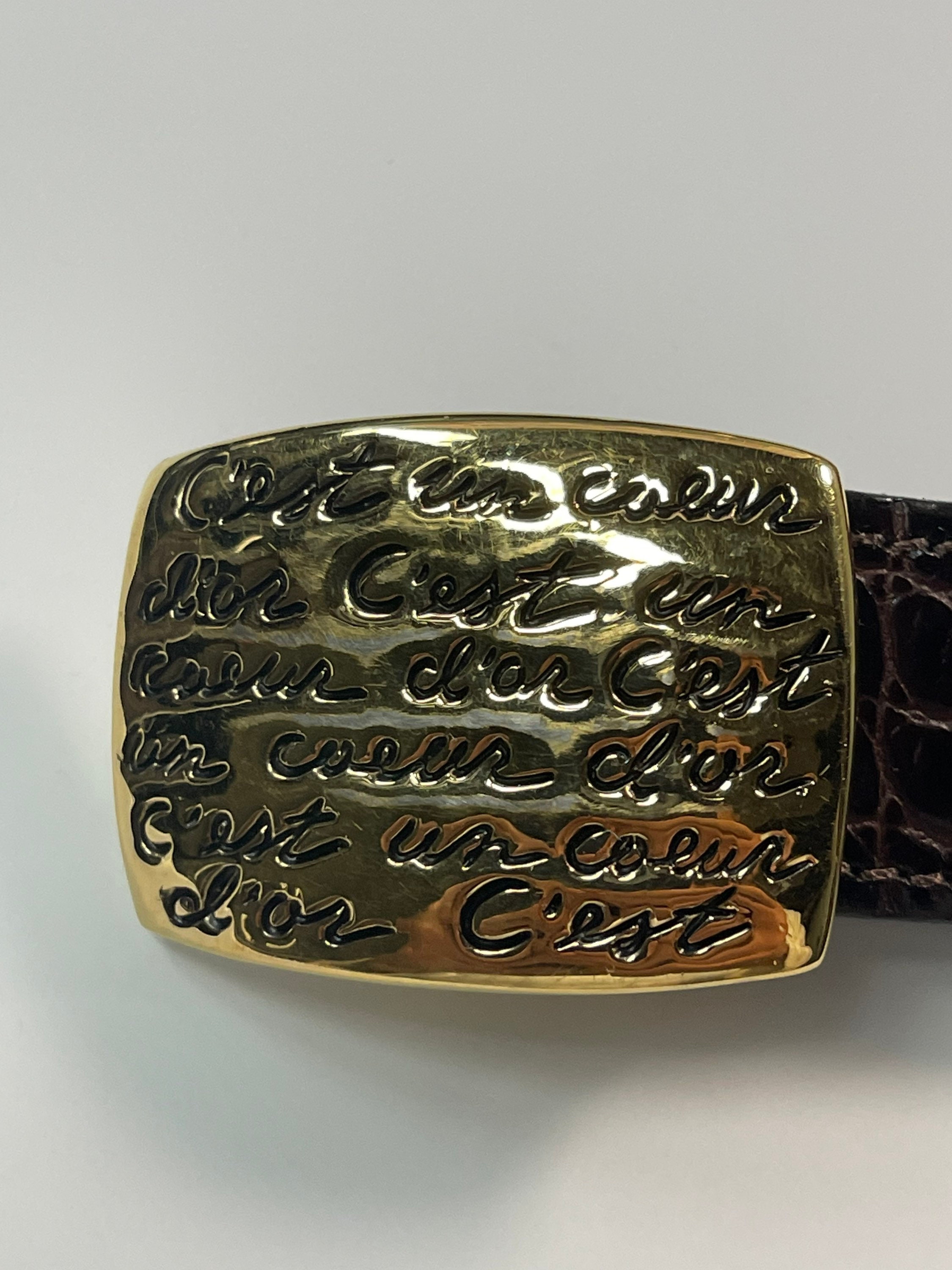 Carolee Leather Belt - Etsy display picture 2
