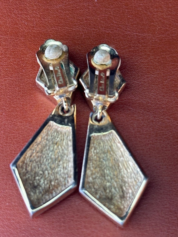 Christian Dior Clip On Earrings - image 8