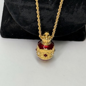 Joan Rivers Egg Pendant Necklace