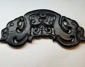 Asian Carved Stone Pendant