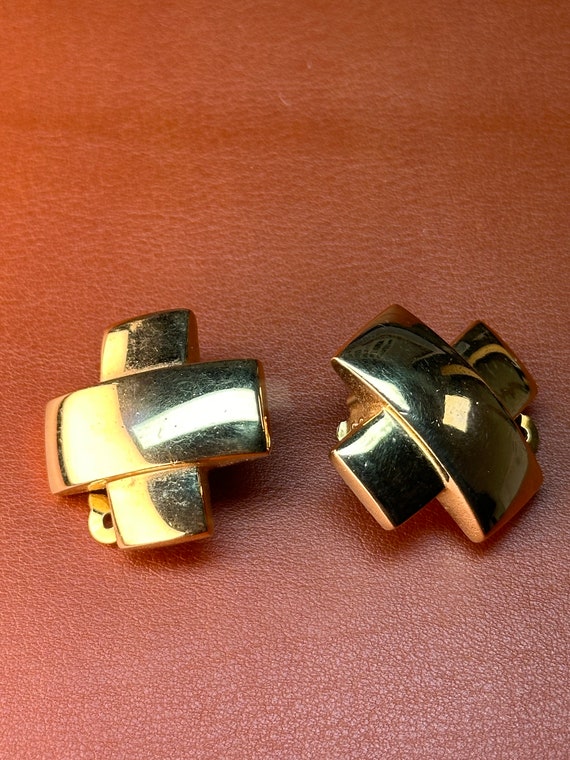 St John Clip Earrings - image 4