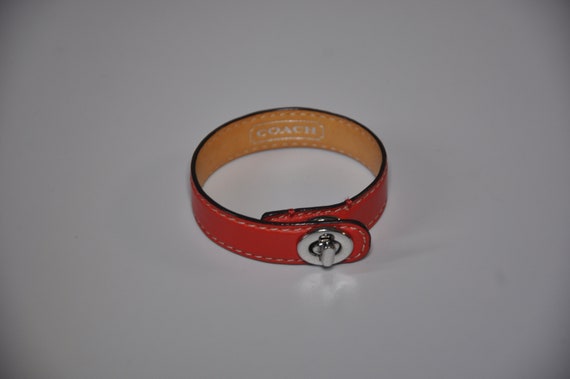 Coach Leather Bracelet Etsy Australia