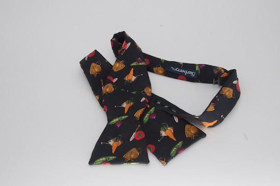 Burberrys Garden Silk Bow Tie - image 2