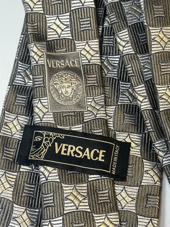 Versace Silk Tie - image 6