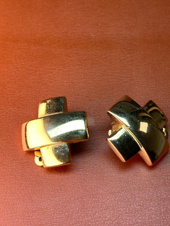 St John Clip Earrings - image 2