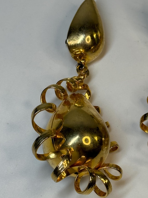 Large Dangle Drop Earrings - image 4