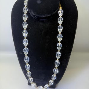 Swarovski Beaded Necklace with Pave Bead