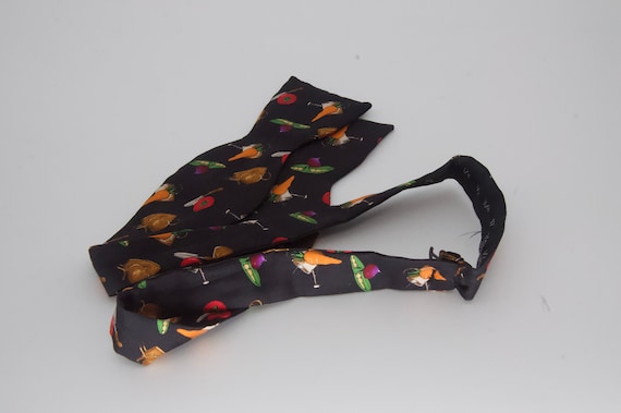 Burberrys Garden Silk Bow Tie - image 1