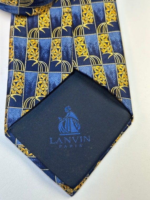Lanvin Paris Silk Tie - image 3