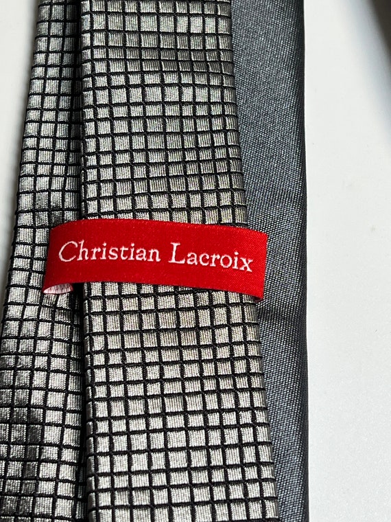 Christian Lacroix Silk Slim Tie - image 5