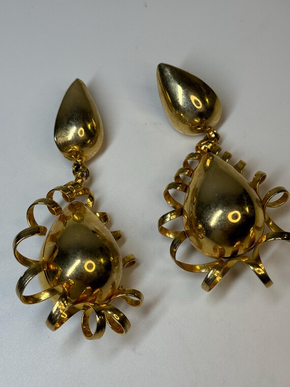 Large Dangle Drop Earrings - image 6