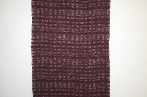 Plum Merino Wool Long Scarf - image 3