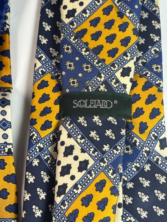 Souleiado Silk Tie and Pocket Square Scarf Set - image 2