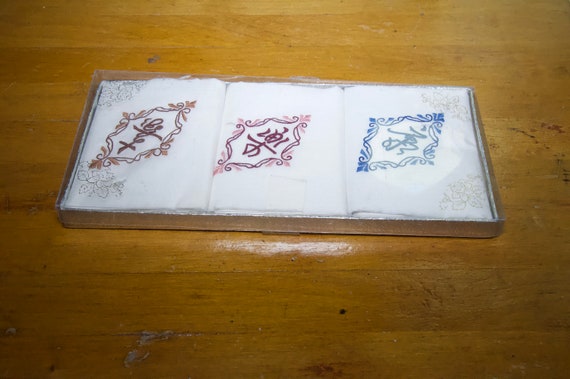 Vintage Set Mens Cotton Hankies - image 10