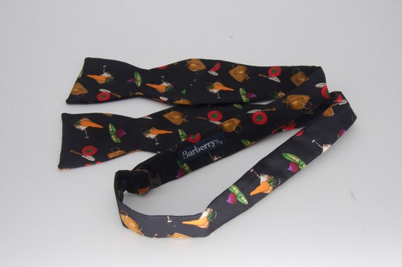 Burberrys Garden Silk Bow Tie - image 5