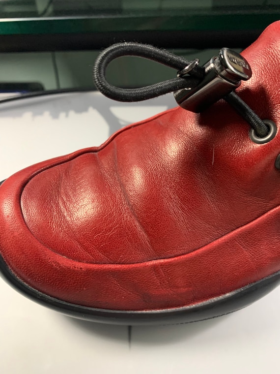 Prada Red Leather Shoes - image 9