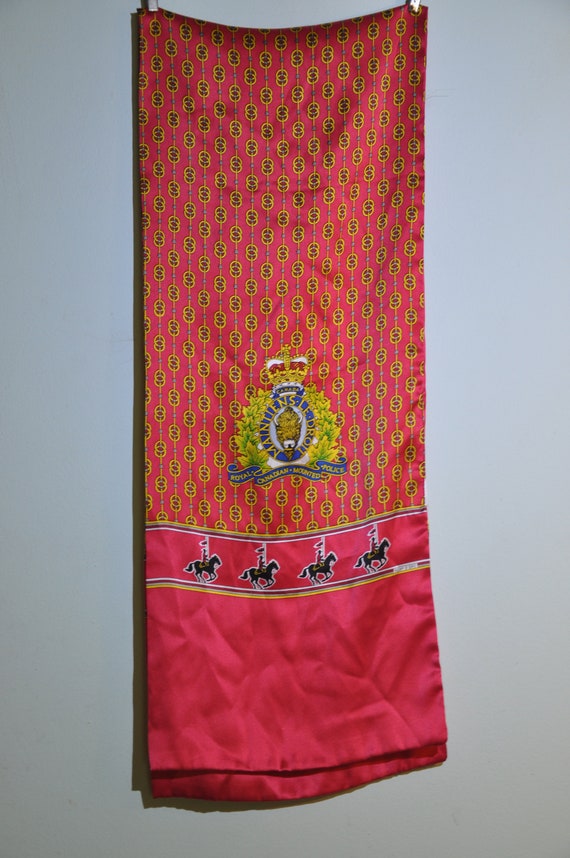 Royal Canadian Mounted Police Silk Scarf