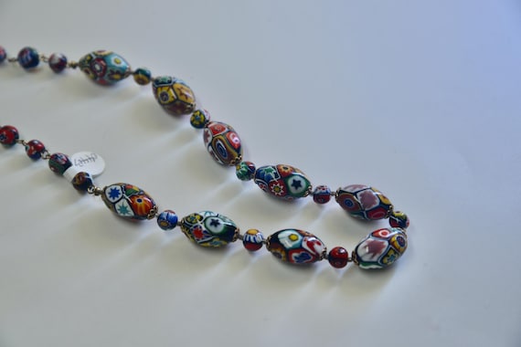Murano Venetian Glass Beaded Necklace