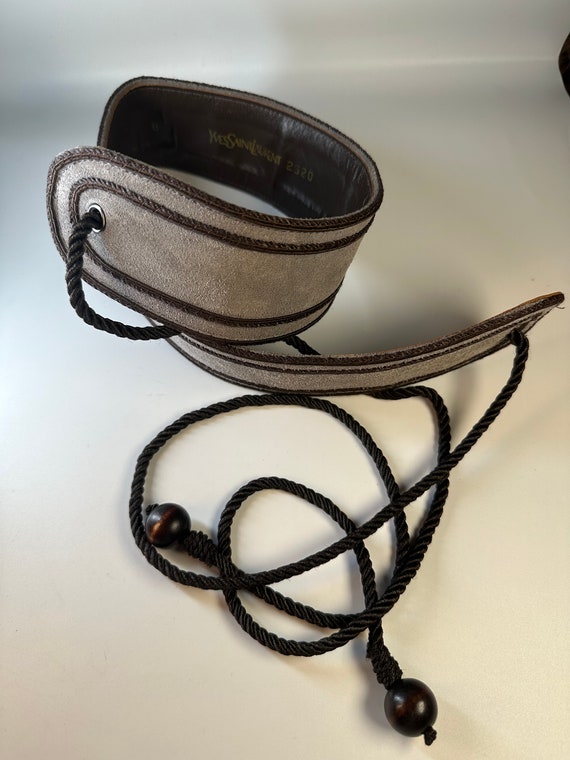 Yves Saint Laurent Suede Wrap Belt - image 2