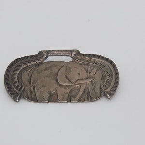 Kenzo Studio Metal Elephant Brooch Pin