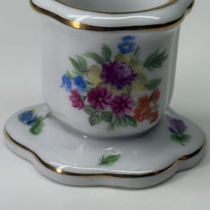 Herend Hungary Printemps Toothpick Holder