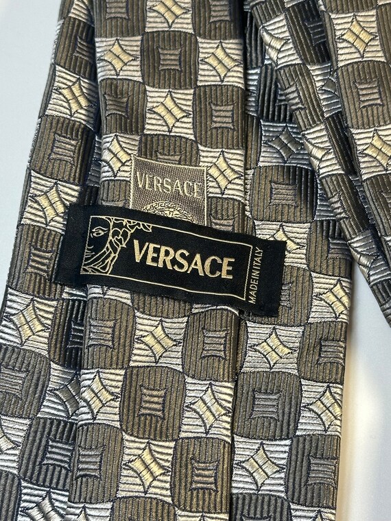 Versace Silk Tie - image 9
