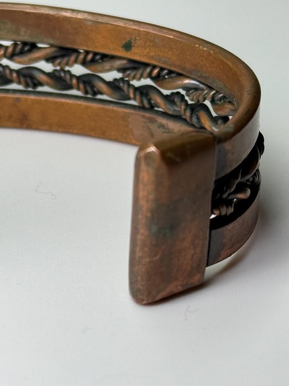 Copper Cuff Bracelet - image 2
