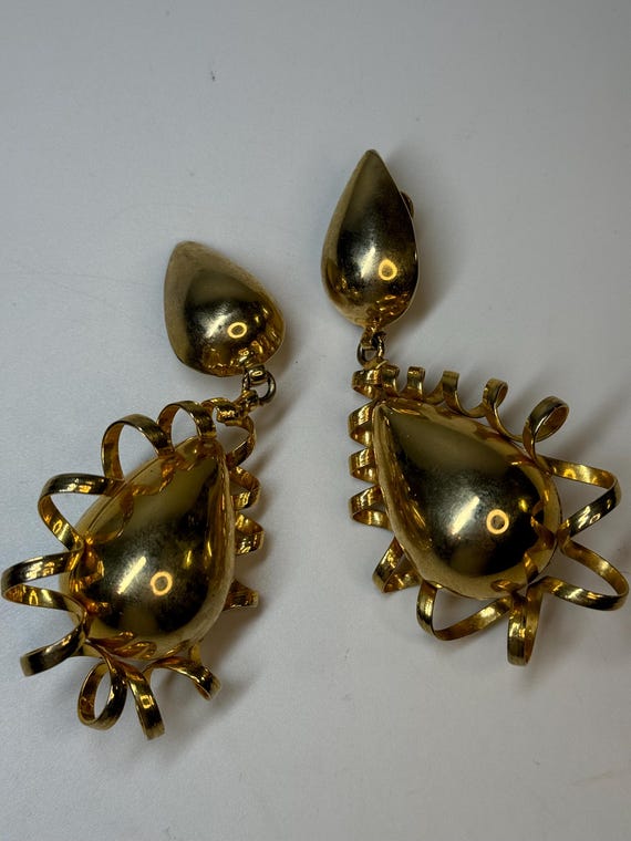 Large Dangle Drop Earrings - image 10