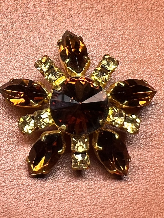 Austrian Crystal Brooch