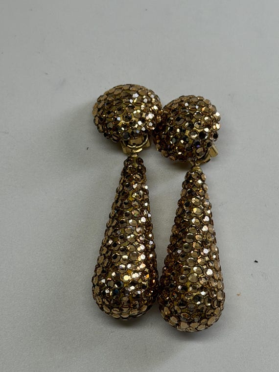 Richard Kerr Dangle Drop Crystal Earrings