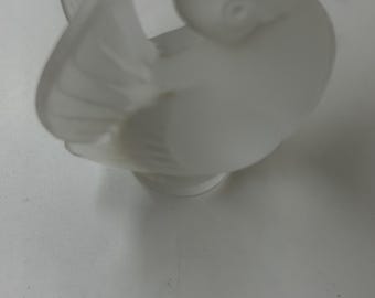 Sevres France Crystal Bird Figurine