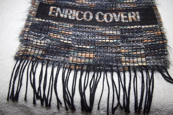 Vintage Enrico Coveri Metallic Scarf - image 2