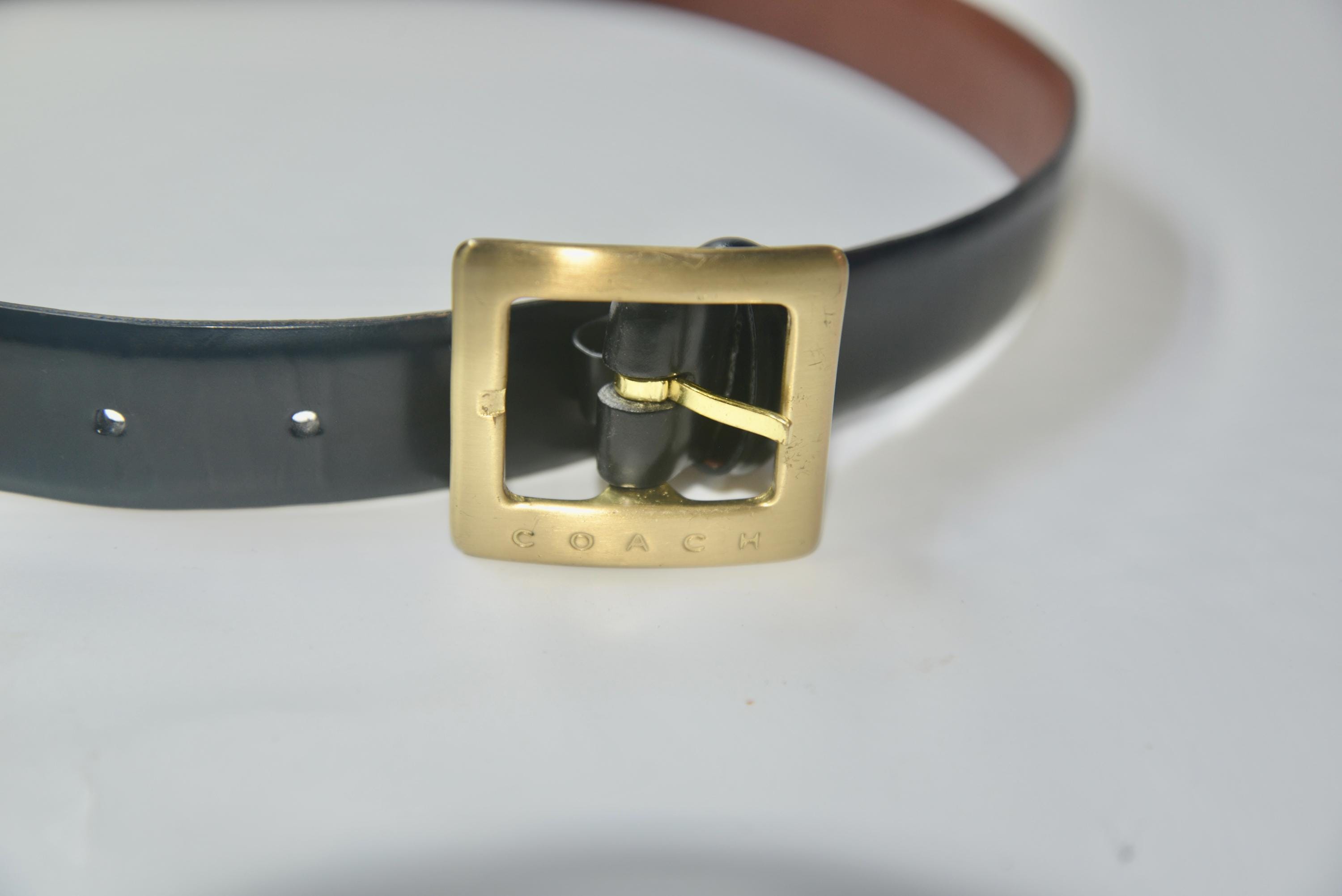 Vintage Coach Belt - Etsy