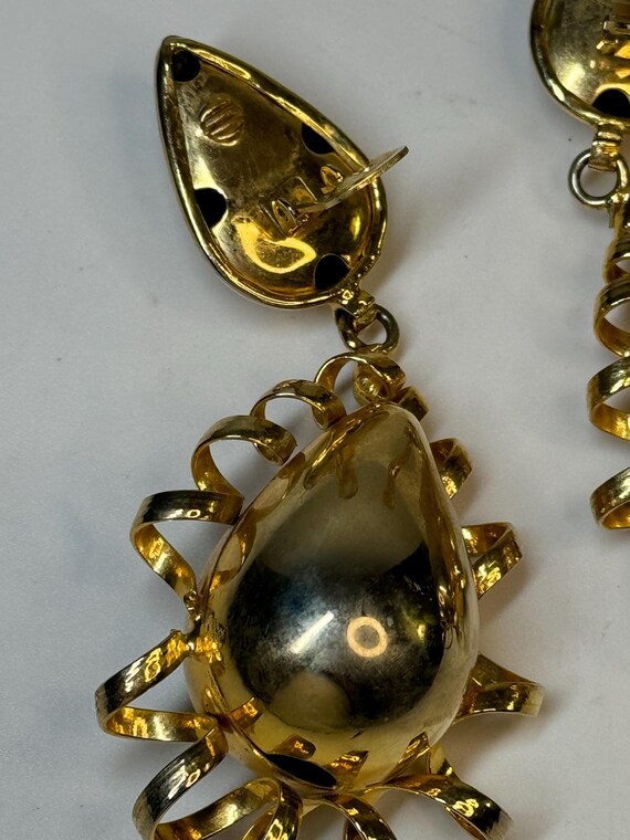 Large Dangle Drop Earrings - image 3