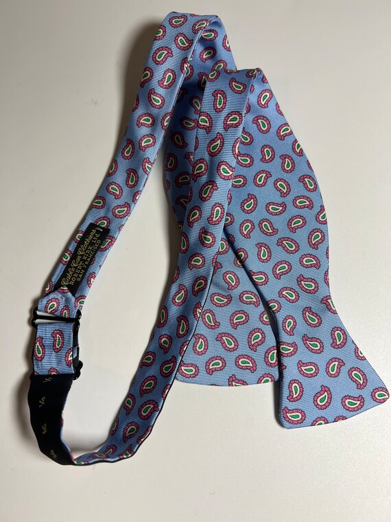 Paisley Silk Bow Tie