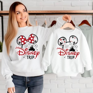 Magic Kingdom Bow Graphic T-Shirt Retro Pixie Dust Family Vacation Design