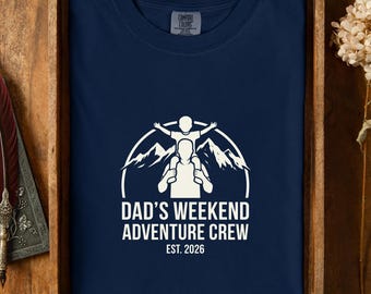 Dad's Weekend Adventure Crew T-Shirt – Vintage Fatherhood Graphic Tee