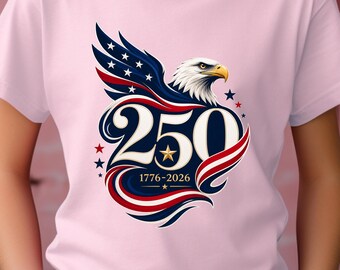Patriotic Eagle 250th Anniversary Shirt (1776-2026)