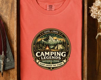 Camping Legends Shirt | National Park Camping Tee | Outdoor Adventure Graphic T-Shirt | Sleep Under