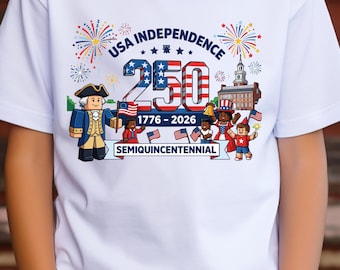 USA Independence 250th Semiquincentennial Patriotic Celebration Shirt