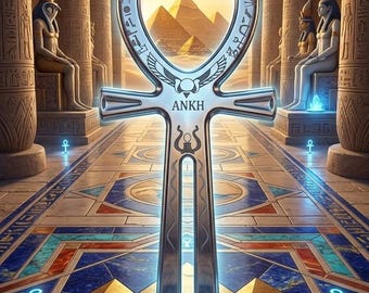 697Hz ANKH Tuning Fork – Key of Life Frequency Healing Tool for Energy Alignment & Meditation