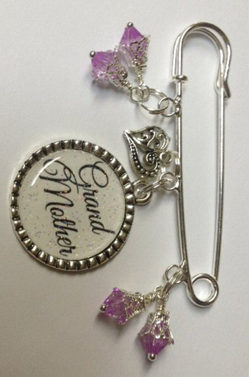 Bridal Wedding Party Identification Pins Flower Girl Etsy