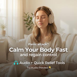 Panic Attack Relief Toolkit | Regain Calm & Control When Panic Hits (20-Min Audio + Tools)