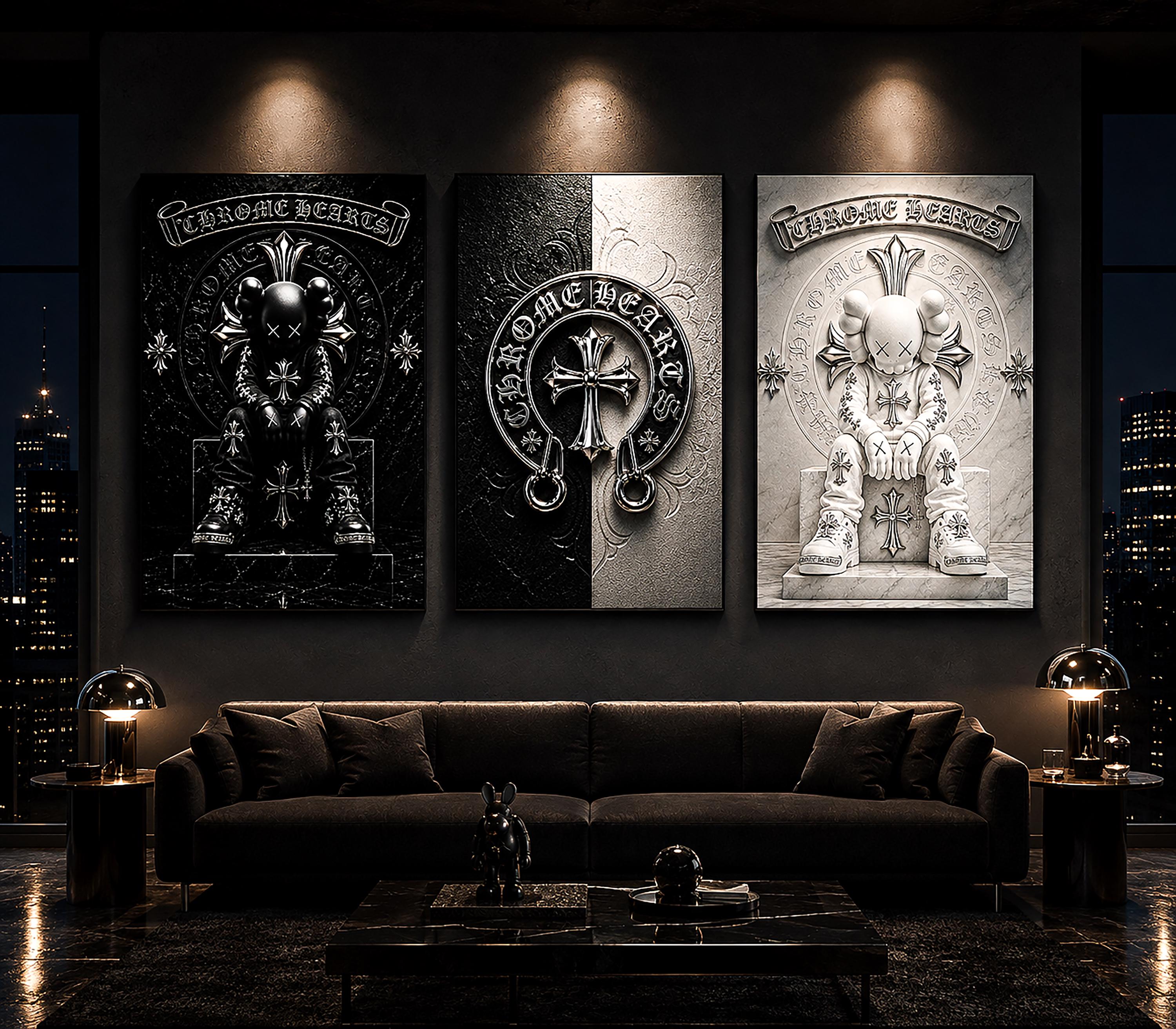 Wall Decor Chrome Hearts - Etsy