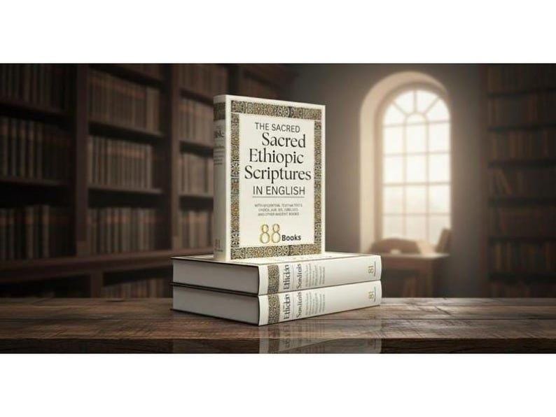 Święte Pisma Etiopskie w języku angielskim: 81 tomów, Księga Henocha, Jubileusze, Apokryfy zdjęcie 2