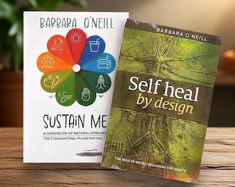 Natural Healing Book Set – Sustain Me & Self Heal by Design